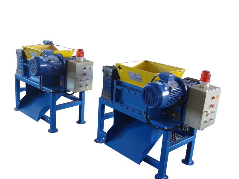 臥式粉碎機 金屬切屑破碎機 鐵屑、鋁屑長繞屑專  