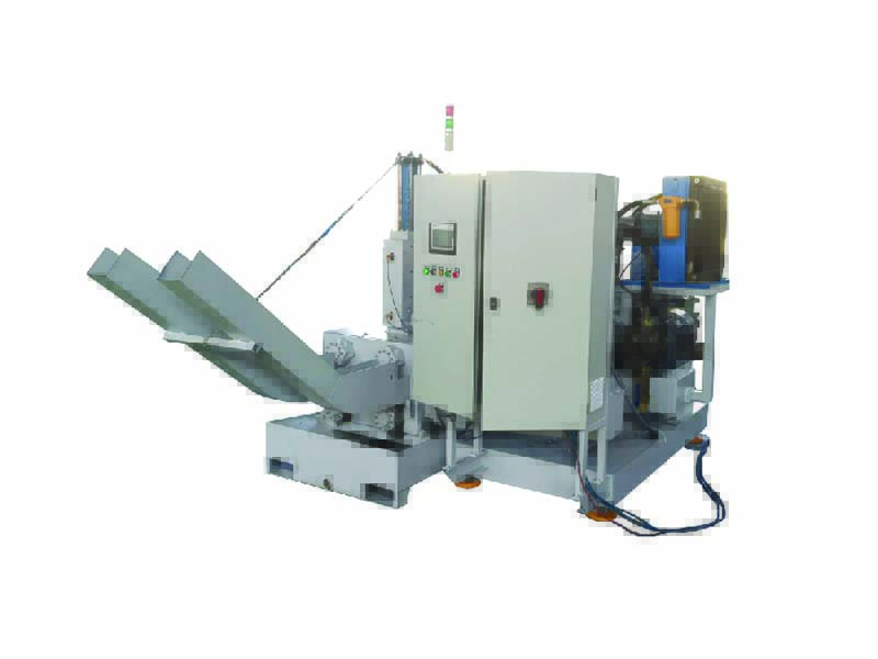 全自動雙模壓塊機 雙模雙出料口金屬壓塊設(shè)備